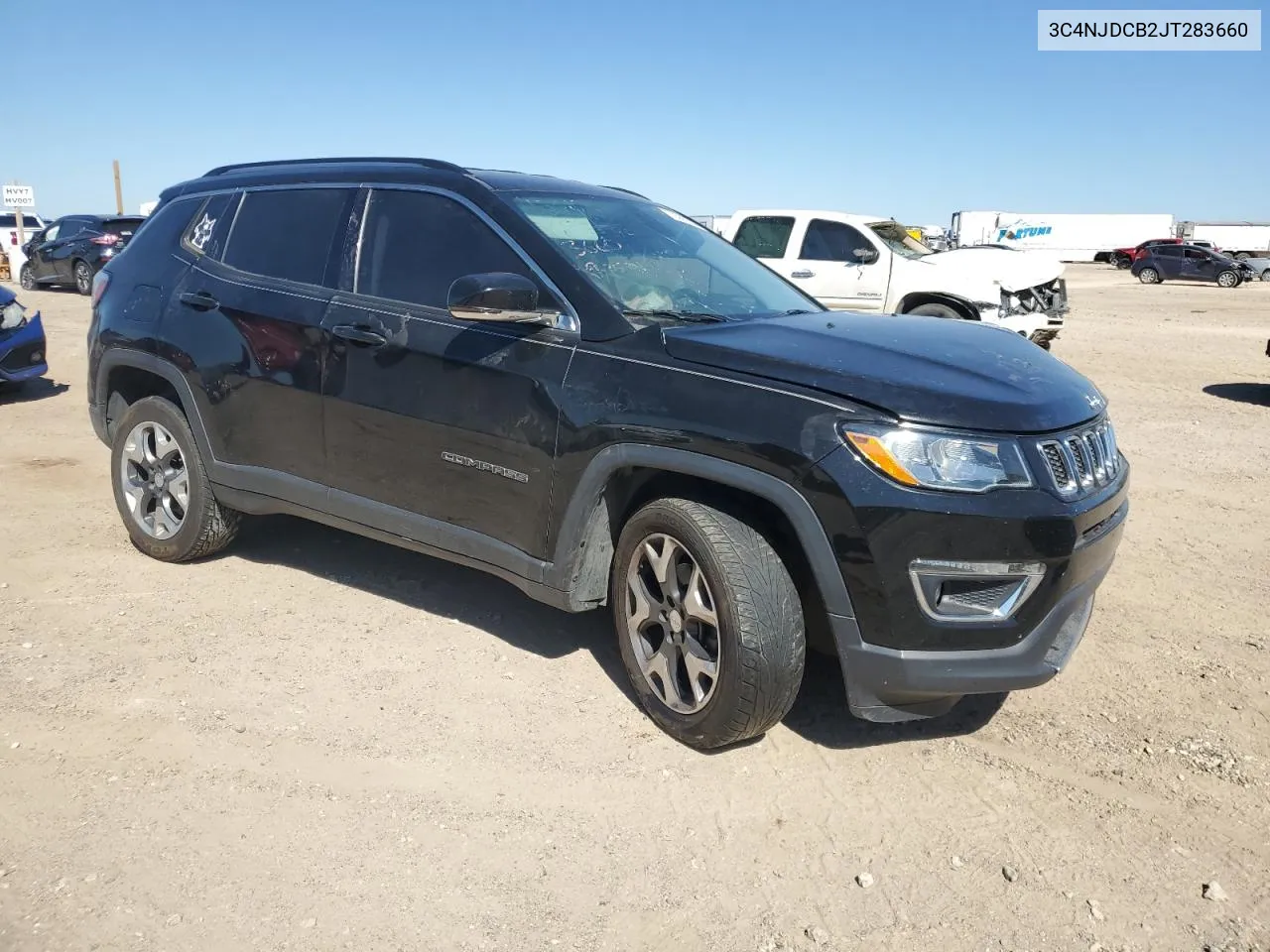 2018 Jeep Compass Limited VIN: 3C4NJDCB2JT283660 Lot: 73565344