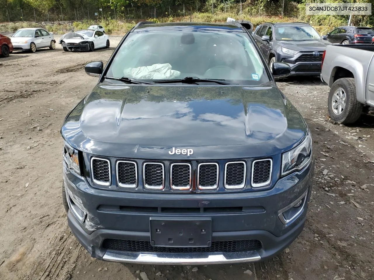 2018 Jeep Compass Limited VIN: 3C4NJDCB7JT423833 Lot: 73648464