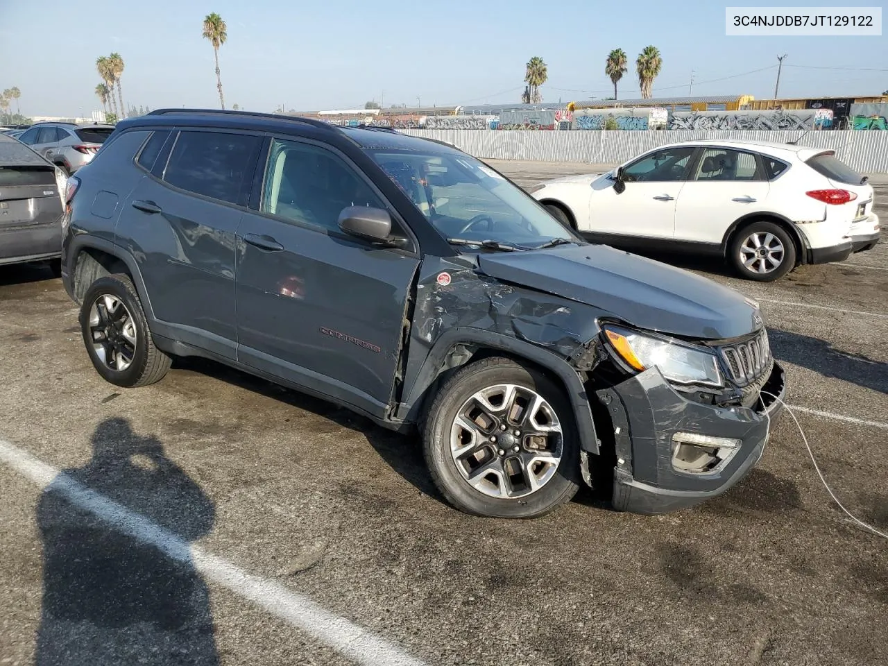 2018 Jeep Compass Trailhawk VIN: 3C4NJDDB7JT129122 Lot: 73986894