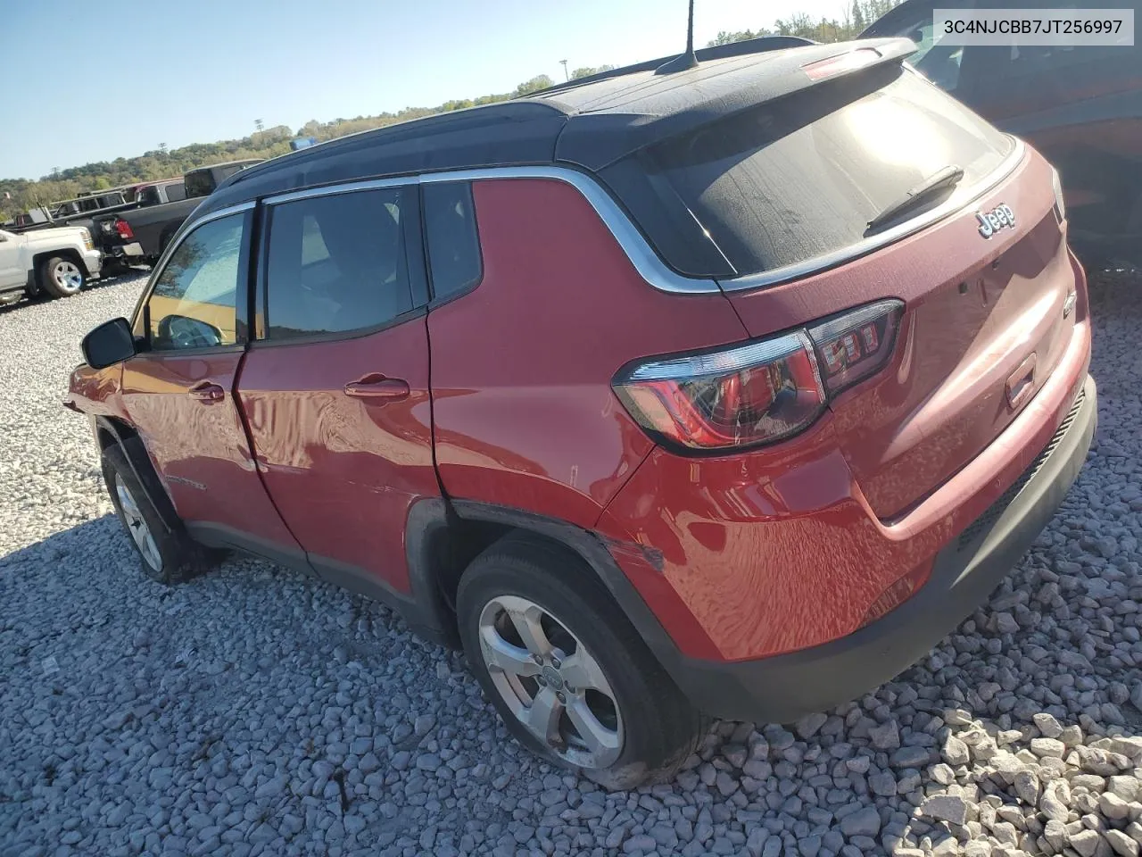 2018 Jeep Compass Latitude VIN: 3C4NJCBB7JT256997 Lot: 74219874