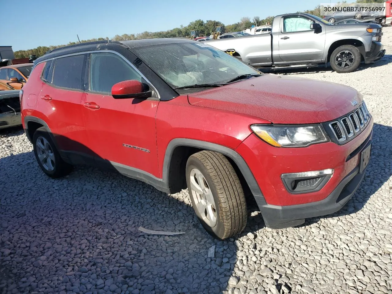 2018 Jeep Compass Latitude VIN: 3C4NJCBB7JT256997 Lot: 74219874