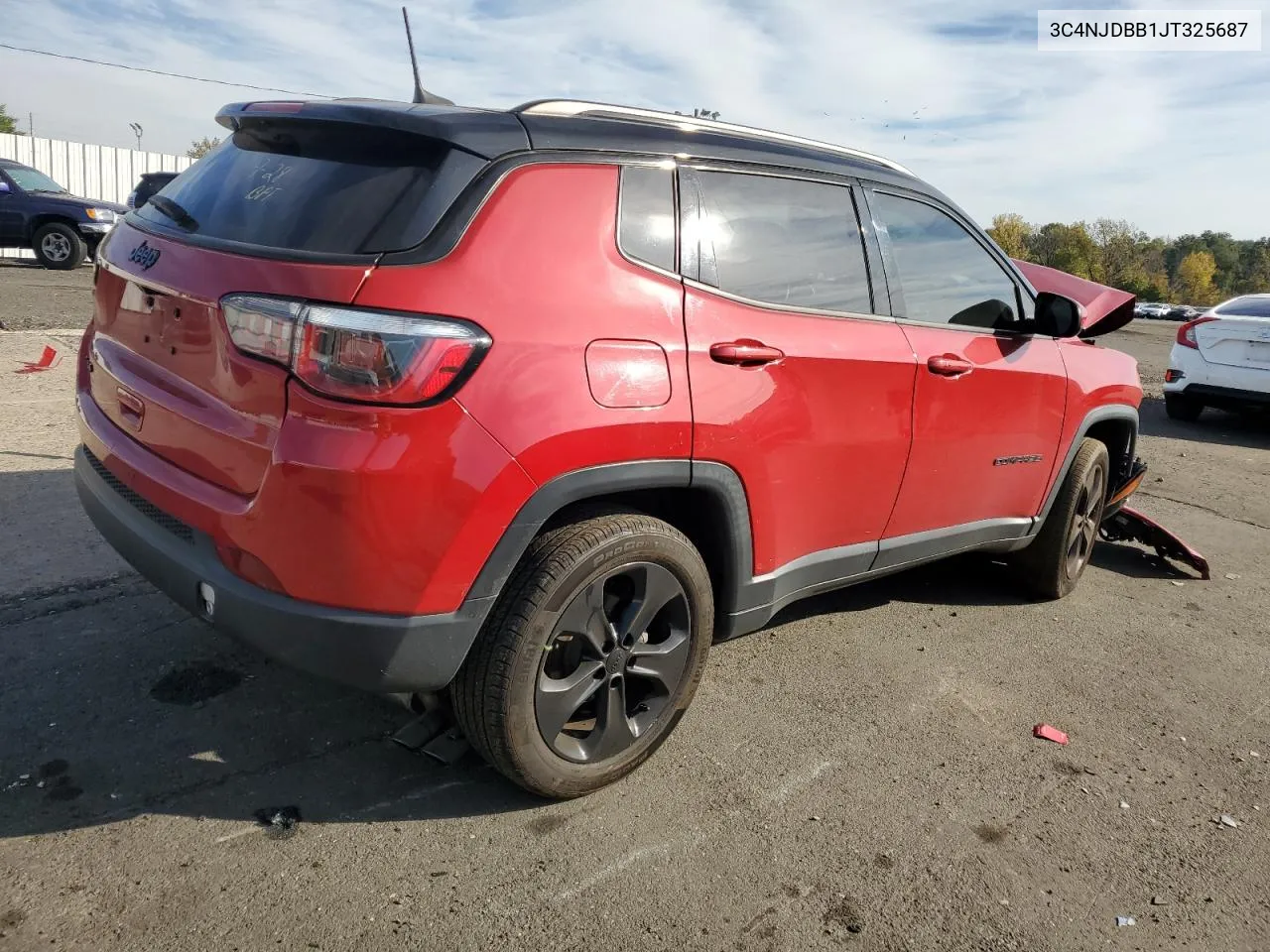 2018 Jeep Compass Latitude VIN: 3C4NJDBB1JT325687 Lot: 74492284