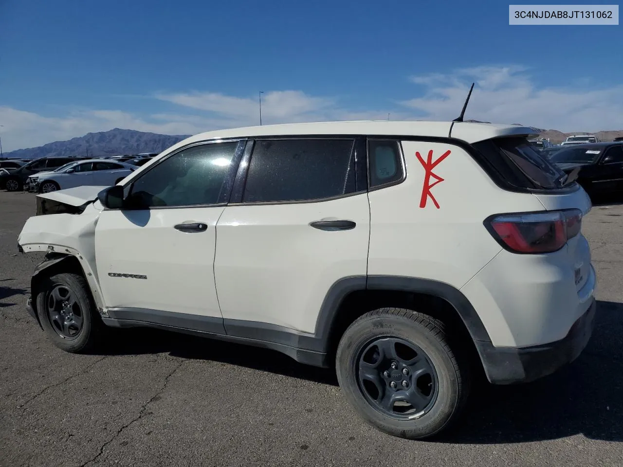 2018 Jeep Compass Sport VIN: 3C4NJDAB8JT131062 Lot: 74635484