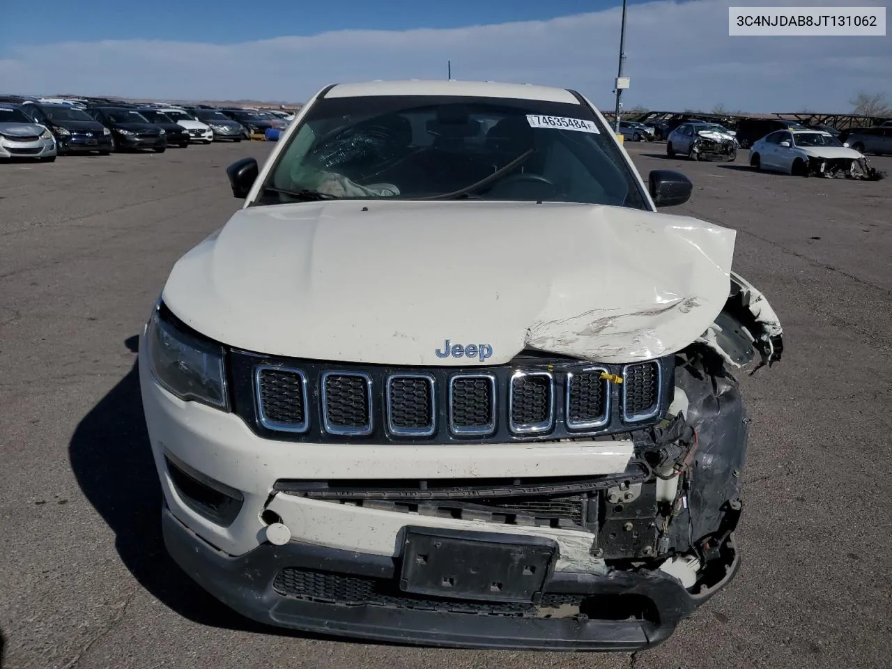 2018 Jeep Compass Sport VIN: 3C4NJDAB8JT131062 Lot: 74635484