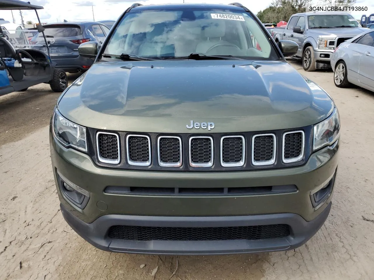 2018 Jeep Compass Latitude VIN: 3C4NJCBB4JT193860 Lot: 74820034