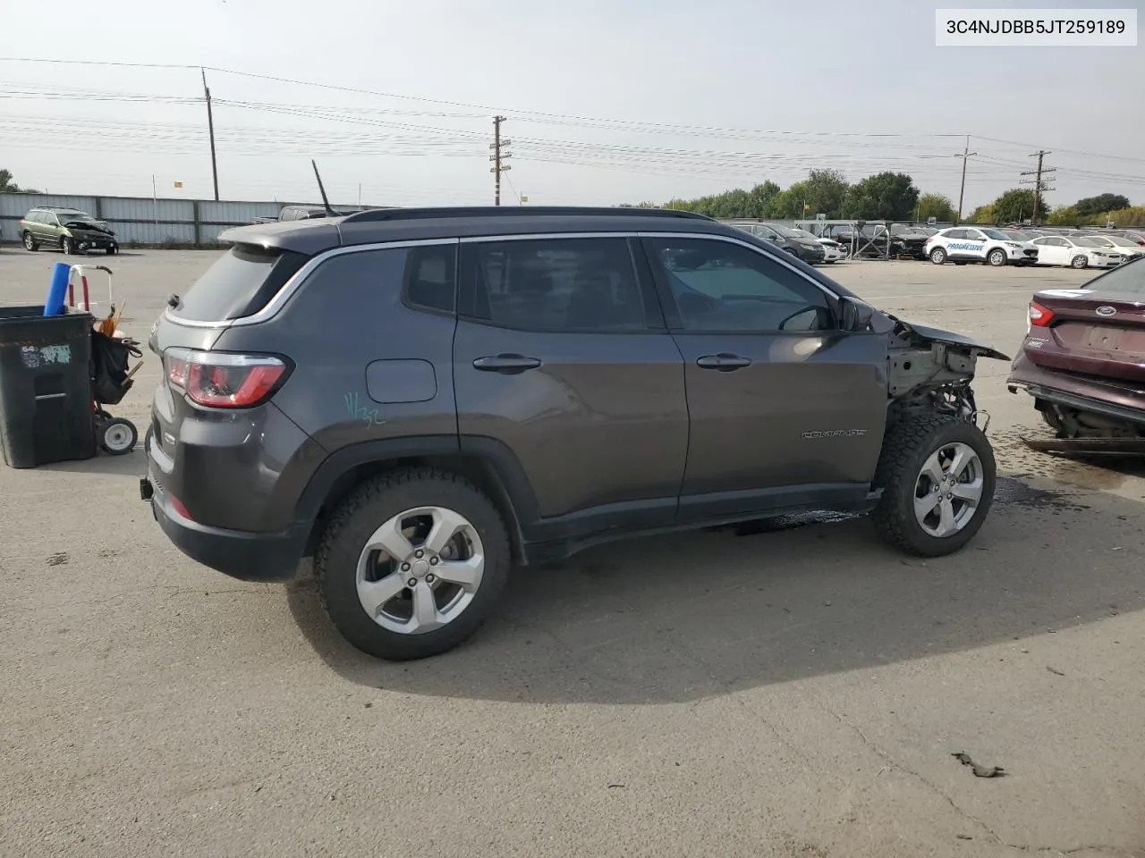 2018 Jeep Compass Latitude VIN: 3C4NJDBB5JT259189 Lot: 74910284