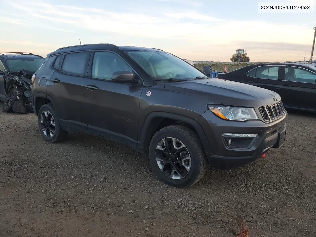 2018 Jeep Compass Trailhawk VIN: 3C4NJDDB4JT278684 Lot: 74949894