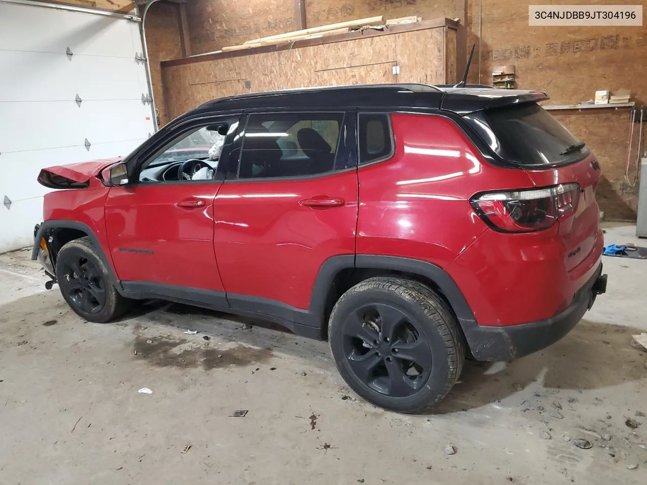 2018 Jeep Compass Latitude VIN: 3C4NJDBB9JT304196 Lot: 75204064