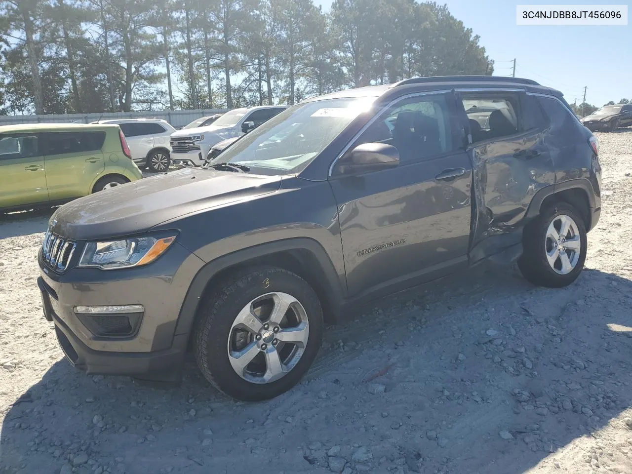 2018 Jeep Compass Latitude VIN: 3C4NJDBB8JT456096 Lot: 75417174