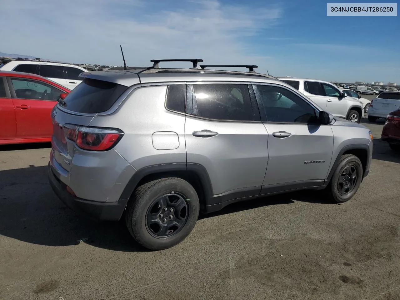 2018 Jeep Compass Latitude VIN: 3C4NJCBB4JT286250 Lot: 75449094