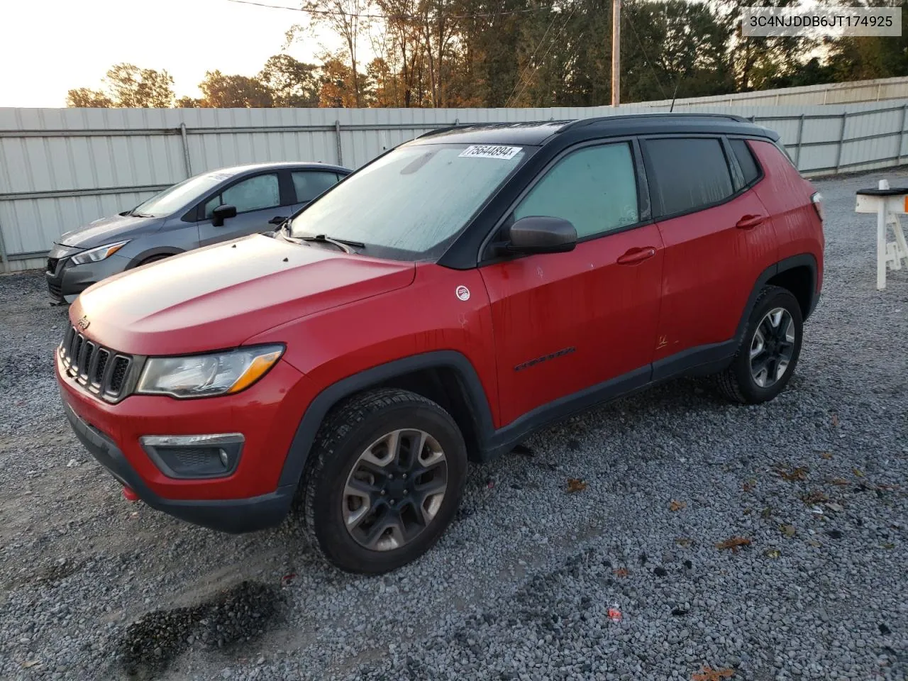 2018 Jeep Compass Trailhawk VIN: 3C4NJDDB6JT174925 Lot: 75644894