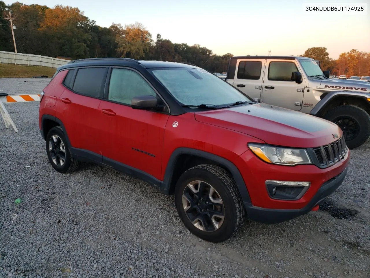 2018 Jeep Compass Trailhawk VIN: 3C4NJDDB6JT174925 Lot: 75644894