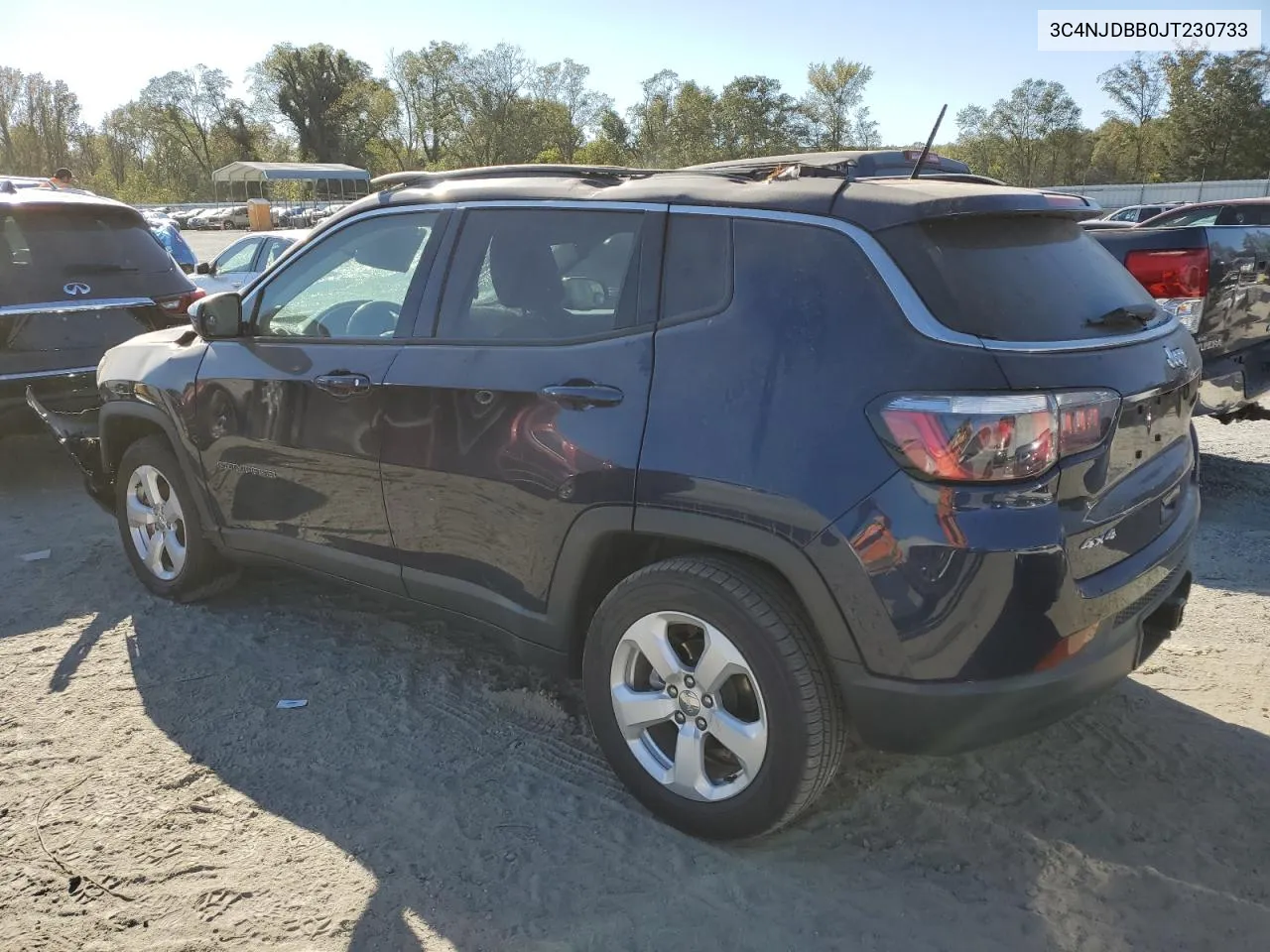 2018 Jeep Compass Latitude VIN: 3C4NJDBB0JT230733 Lot: 75763284