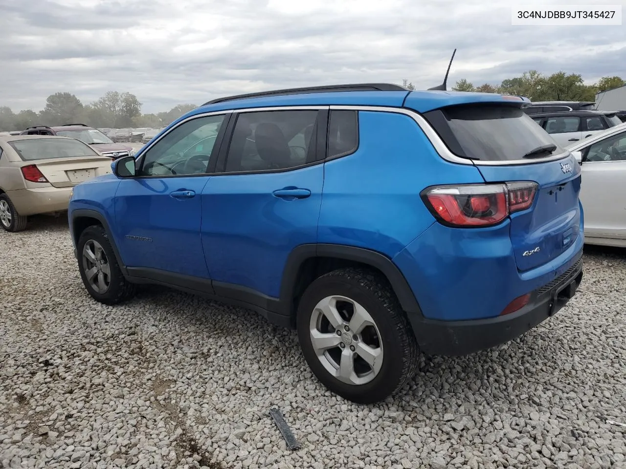 2018 Jeep Compass Latitude VIN: 3C4NJDBB9JT345427 Lot: 75804464