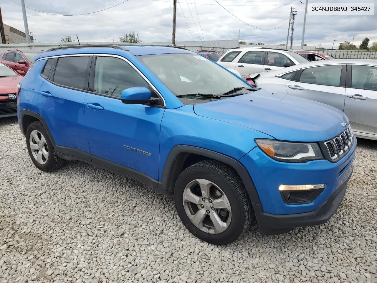 2018 Jeep Compass Latitude VIN: 3C4NJDBB9JT345427 Lot: 75804464