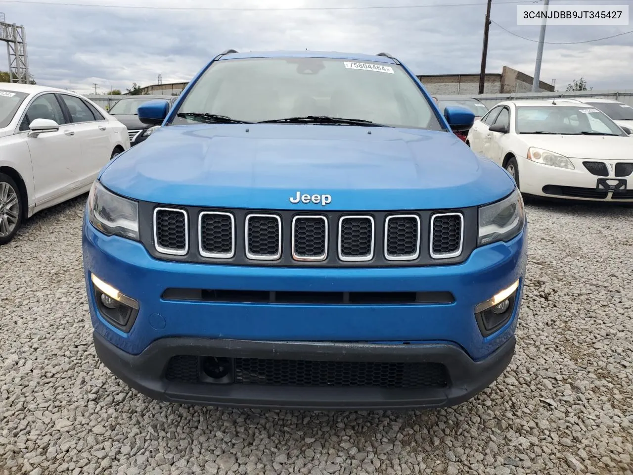 2018 Jeep Compass Latitude VIN: 3C4NJDBB9JT345427 Lot: 75804464