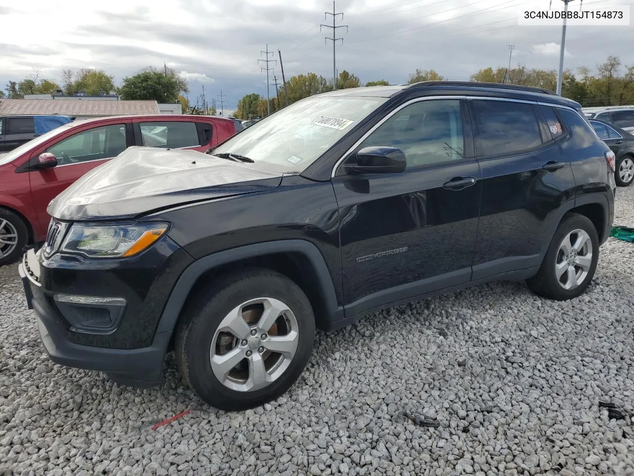 2018 Jeep Compass Latitude VIN: 3C4NJDBB8JT154873 Lot: 76007894