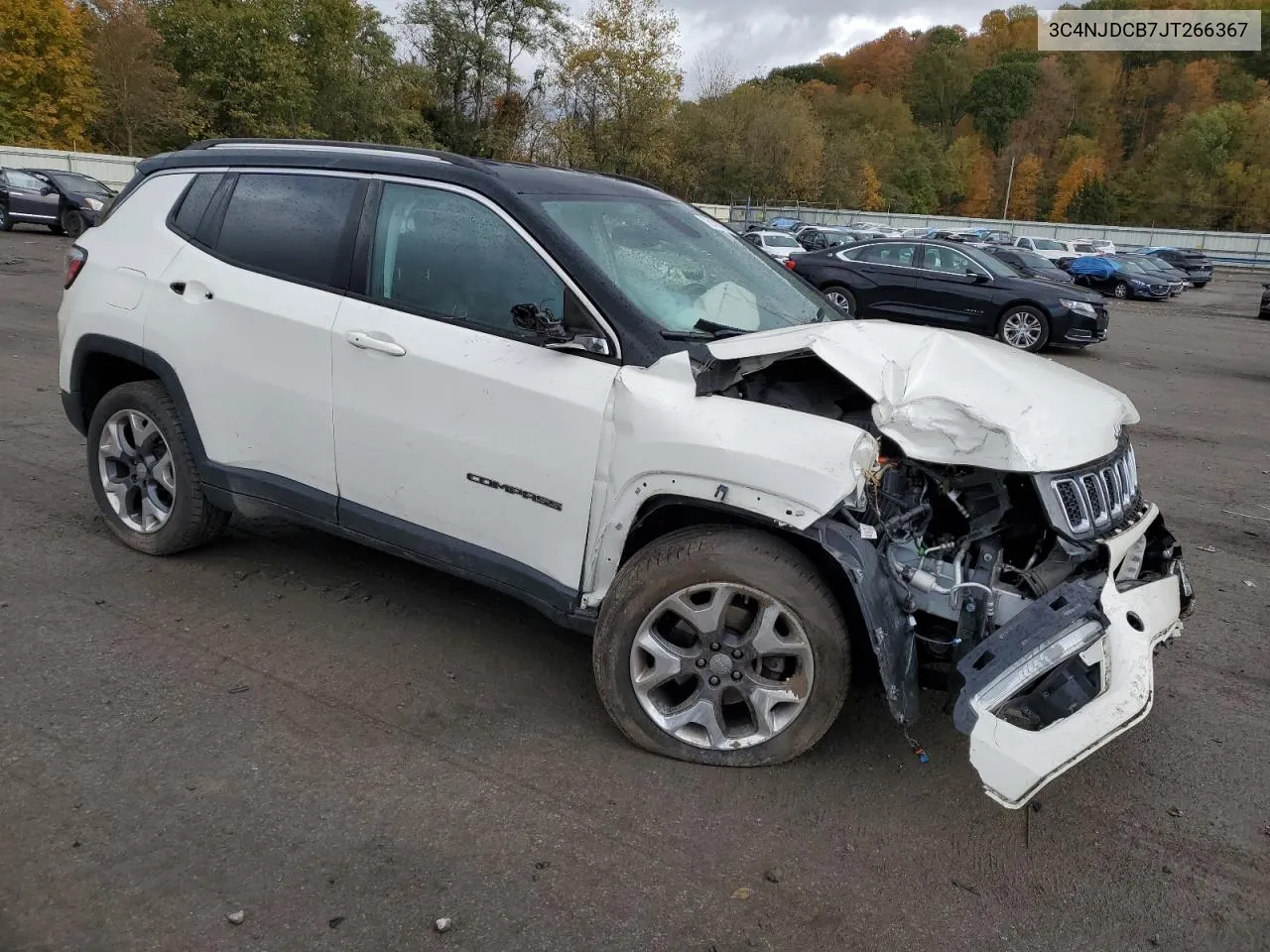 2018 Jeep Compass Limited VIN: 3C4NJDCB7JT266367 Lot: 76109784