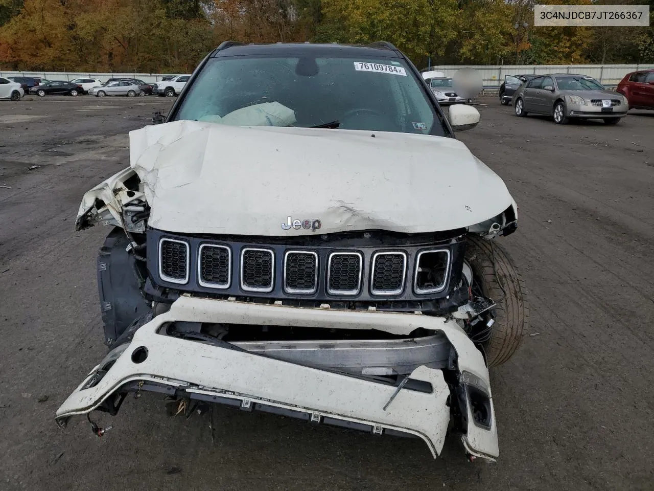 2018 Jeep Compass Limited VIN: 3C4NJDCB7JT266367 Lot: 76109784