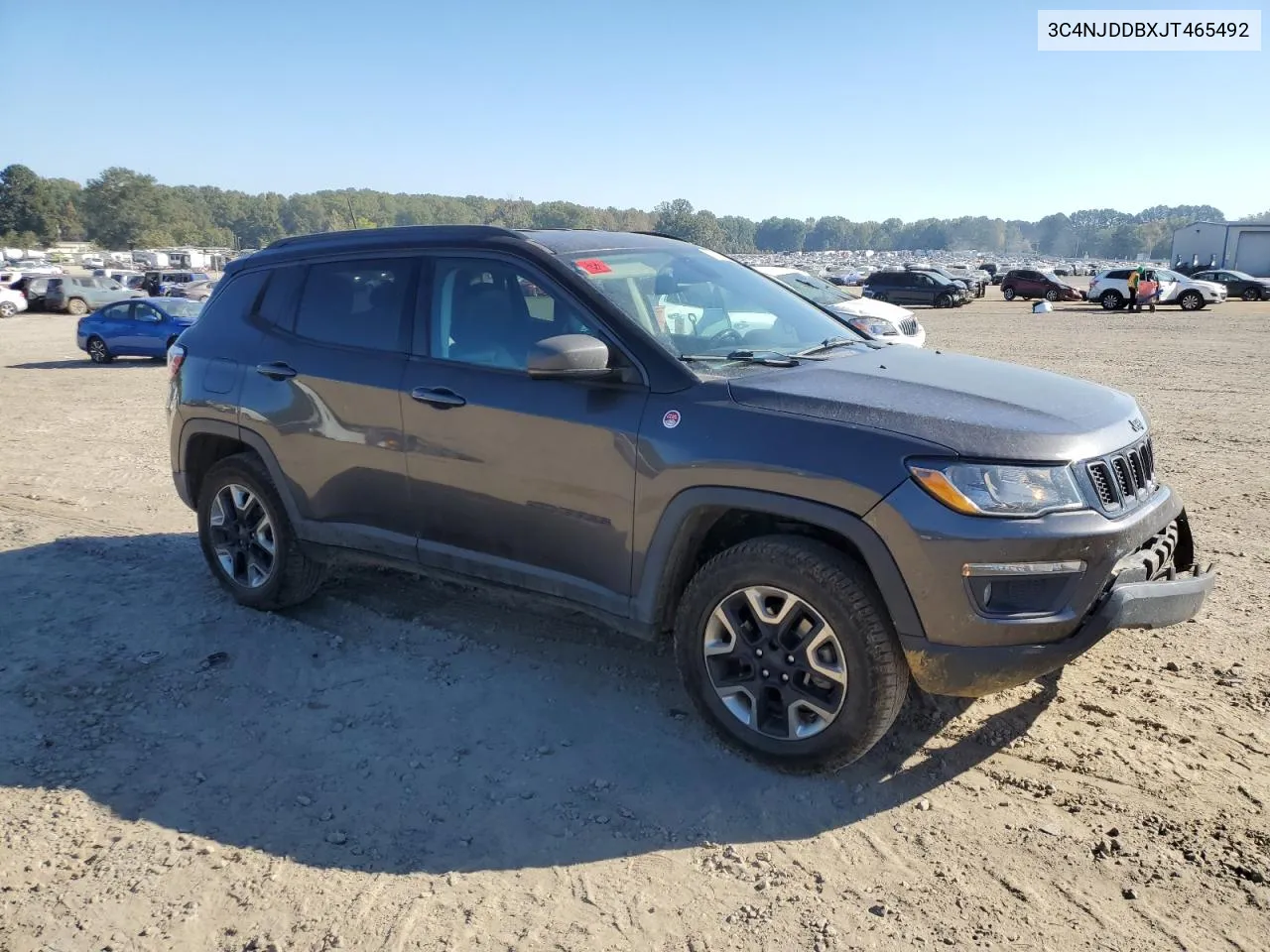 2018 Jeep Compass Trailhawk VIN: 3C4NJDDBXJT465492 Lot: 76125724