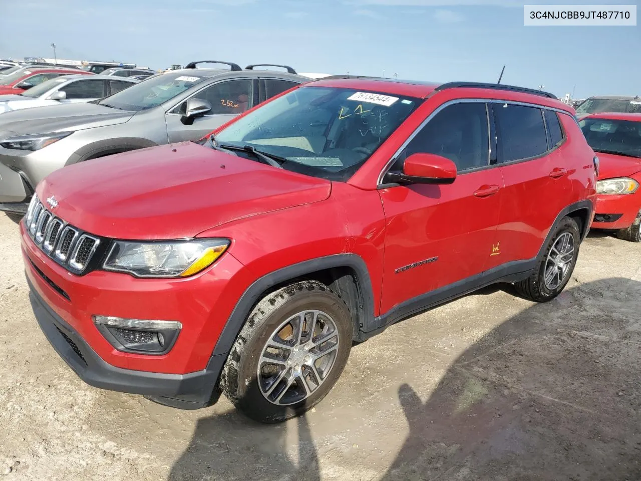 2018 Jeep Compass Latitude VIN: 3C4NJCBB9JT487710 Lot: 76134544