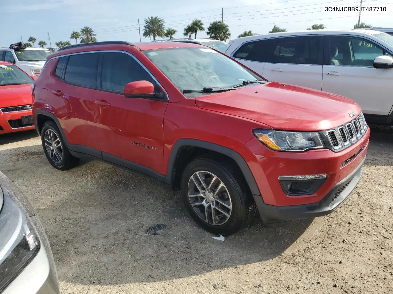 2018 Jeep Compass Latitude VIN: 3C4NJCBB9JT487710 Lot: 76134544