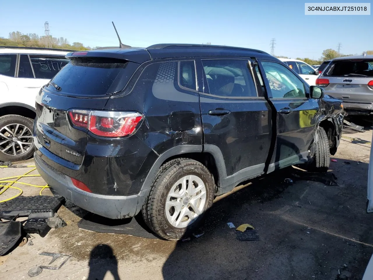 2018 Jeep Compass Sport VIN: 3C4NJCABXJT251018 Lot: 76297644