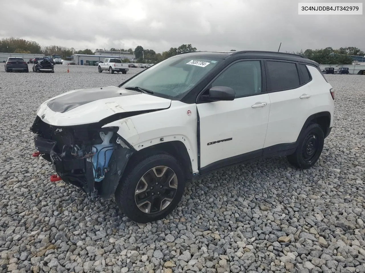 2018 Jeep Compass Trailhawk VIN: 3C4NJDDB4JT342979 Lot: 76357784