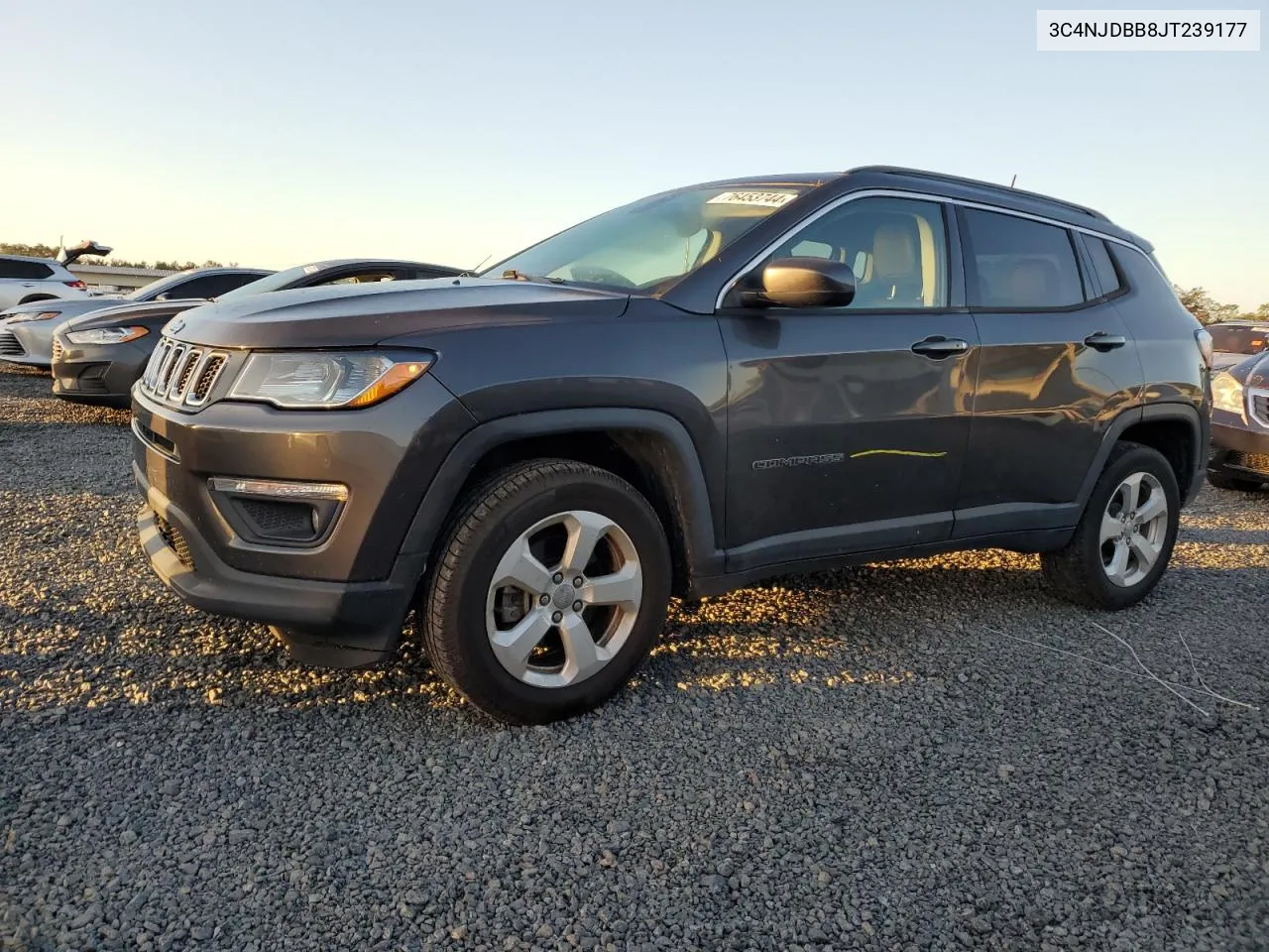 2018 Jeep Compass Latitude VIN: 3C4NJDBB8JT239177 Lot: 76453744