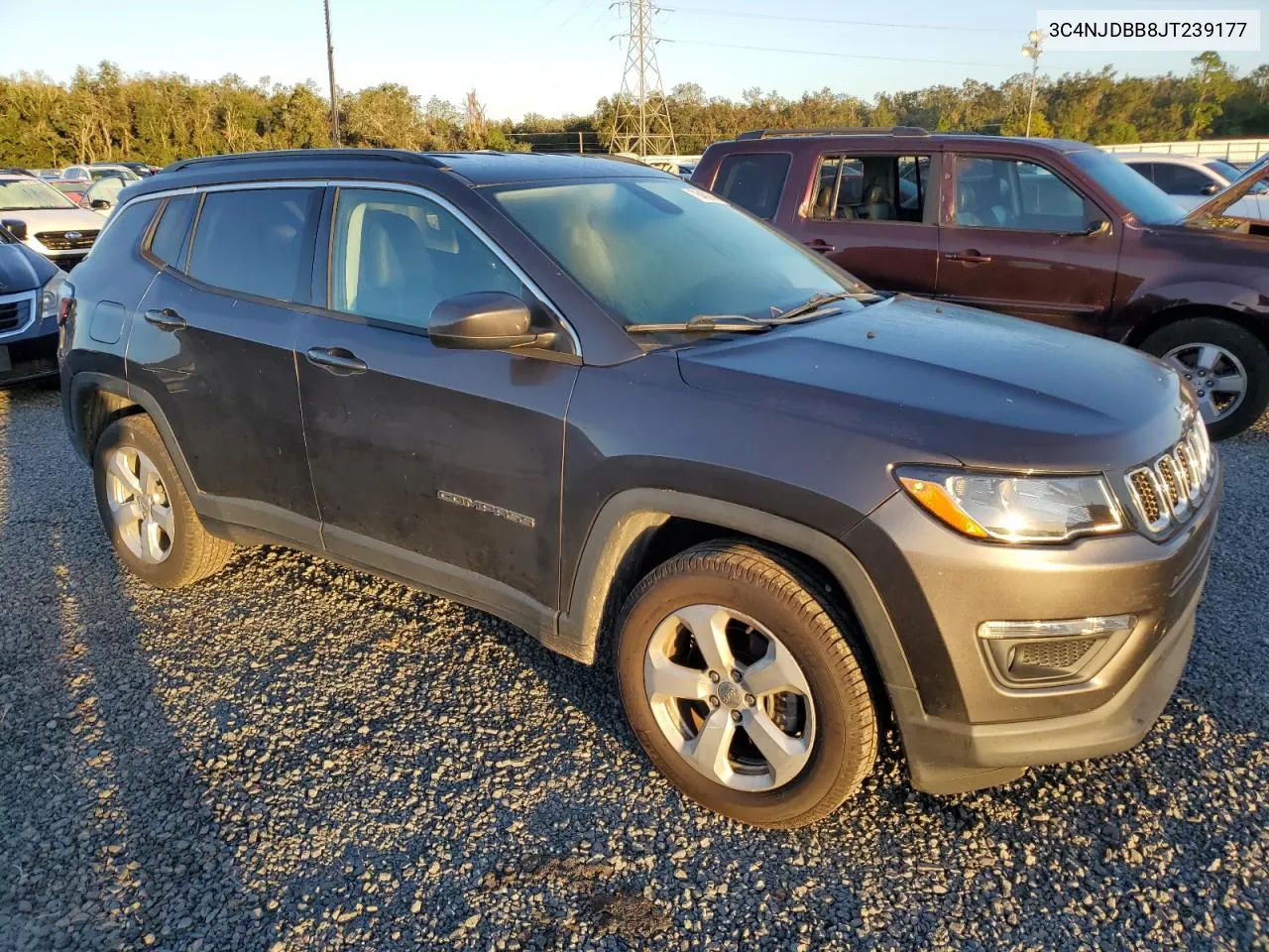 2018 Jeep Compass Latitude VIN: 3C4NJDBB8JT239177 Lot: 76453744