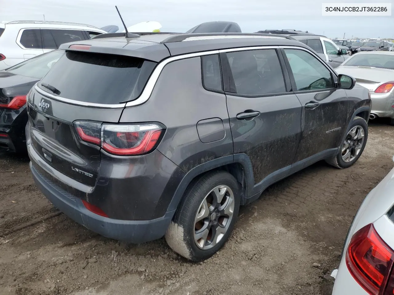 2018 Jeep Compass Limited VIN: 3C4NJCCB2JT362286 Lot: 76470494