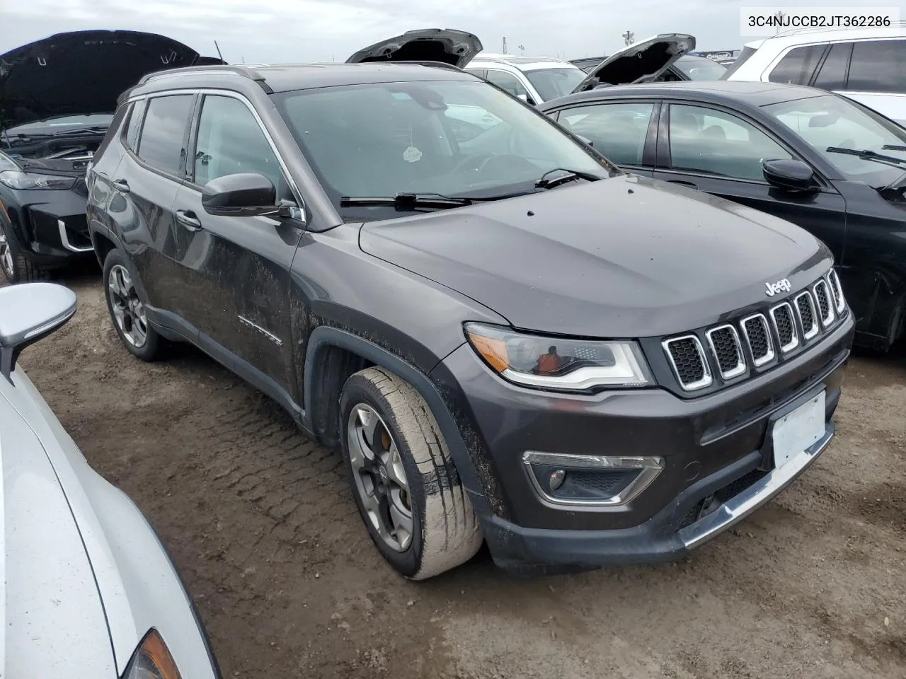 2018 Jeep Compass Limited VIN: 3C4NJCCB2JT362286 Lot: 76470494