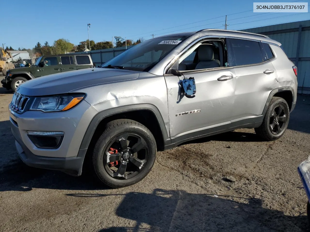 2018 Jeep Compass Latitude VIN: 3C4NJDBB3JT376107 Lot: 76582264