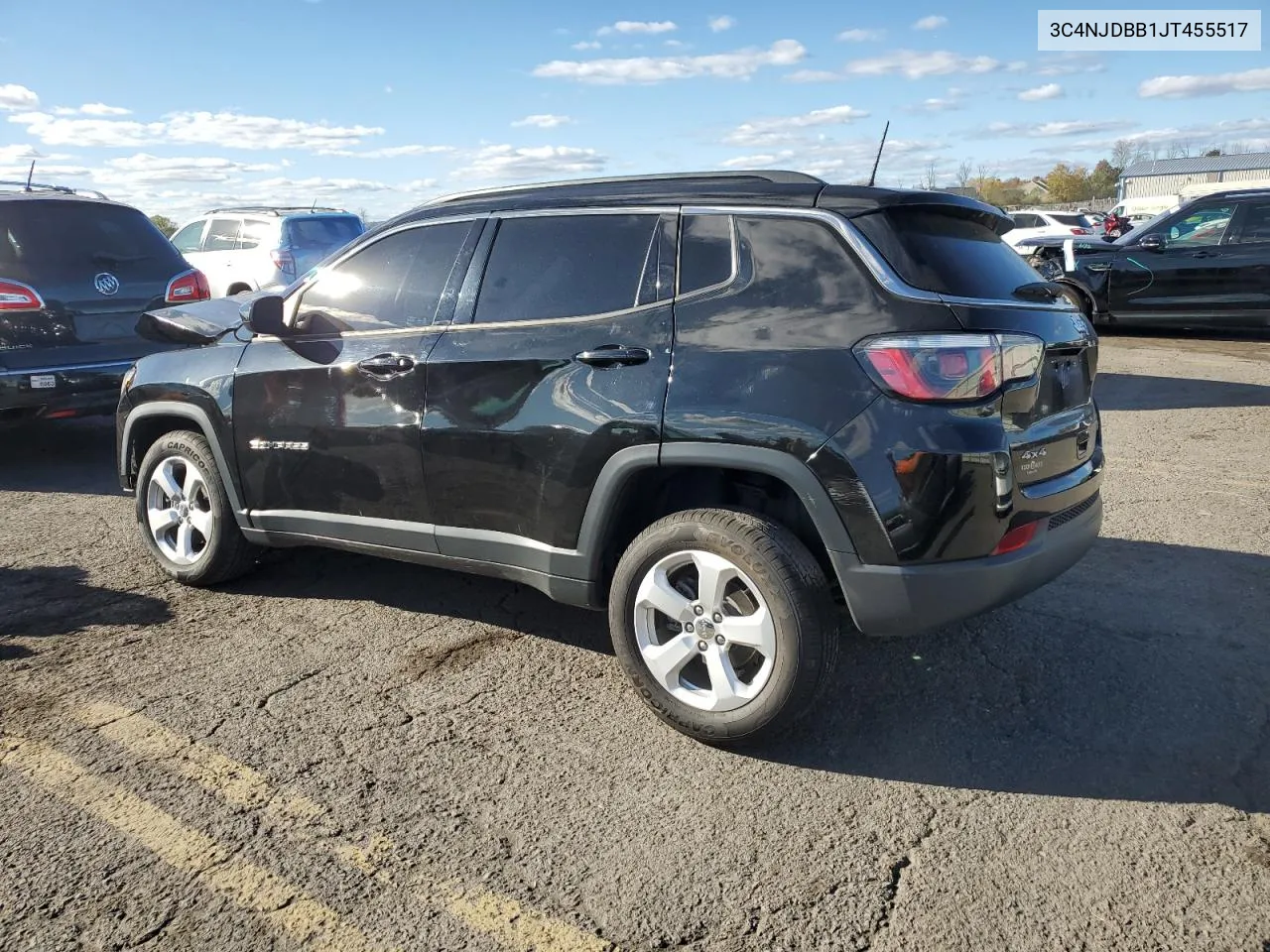 2018 Jeep Compass Latitude VIN: 3C4NJDBB1JT455517 Lot: 76595644