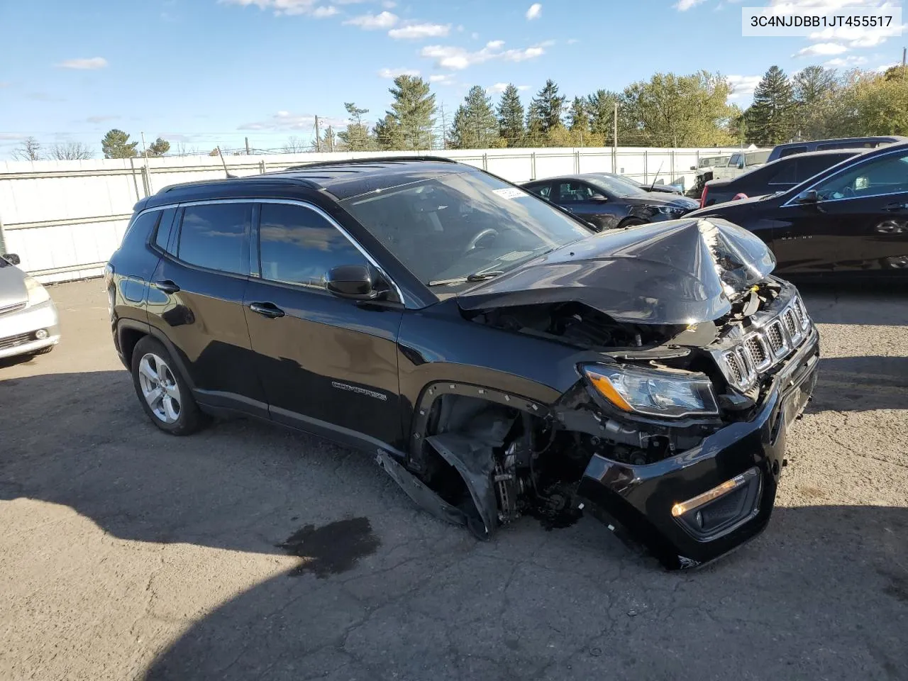 2018 Jeep Compass Latitude VIN: 3C4NJDBB1JT455517 Lot: 76595644