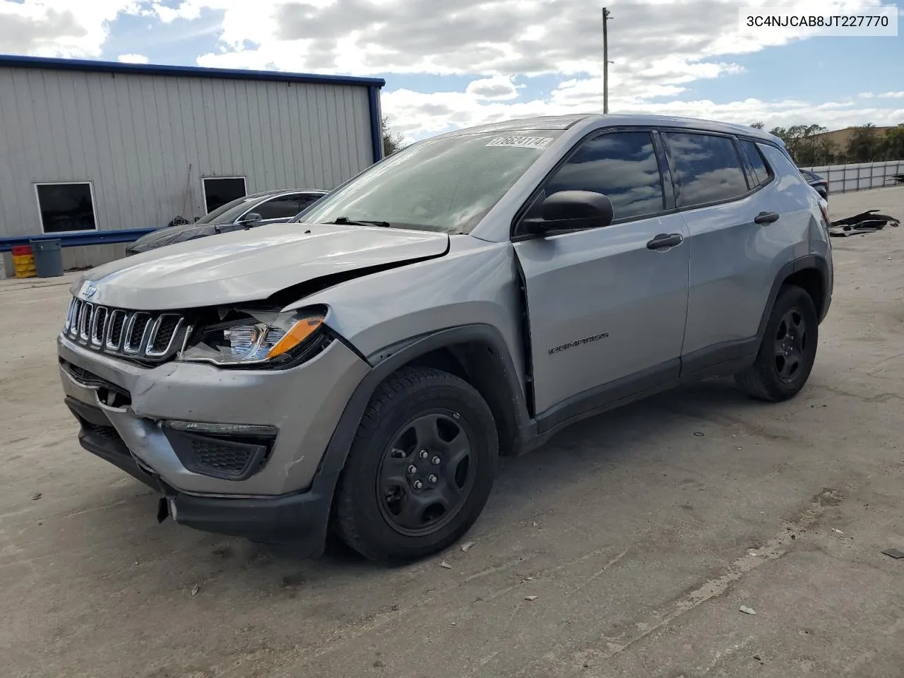 2018 Jeep Compass Sport VIN: 3C4NJCAB8JT227770 Lot: 76624174