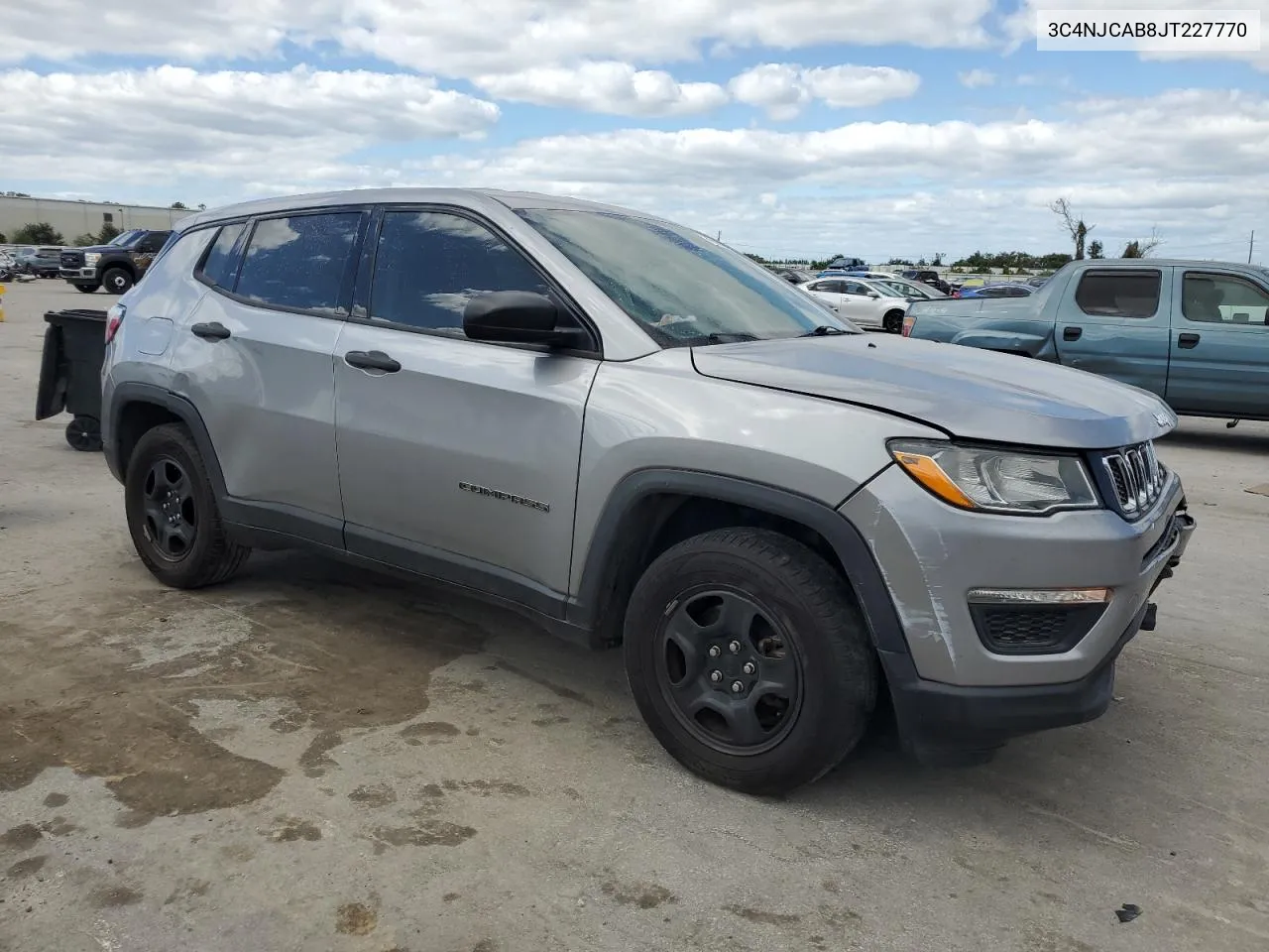 2018 Jeep Compass Sport VIN: 3C4NJCAB8JT227770 Lot: 76624174