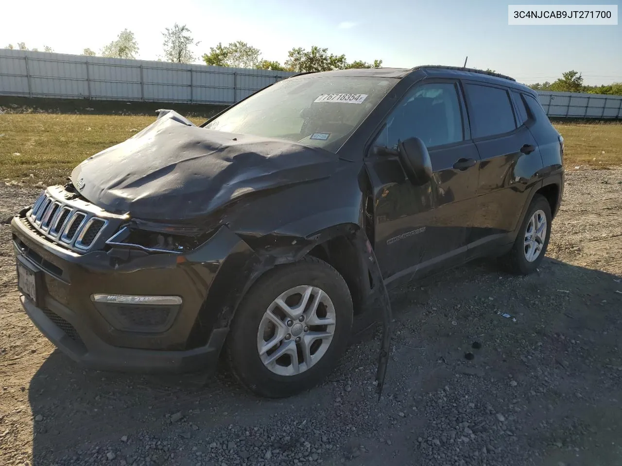 2018 Jeep Compass Sport VIN: 3C4NJCAB9JT271700 Lot: 76718354