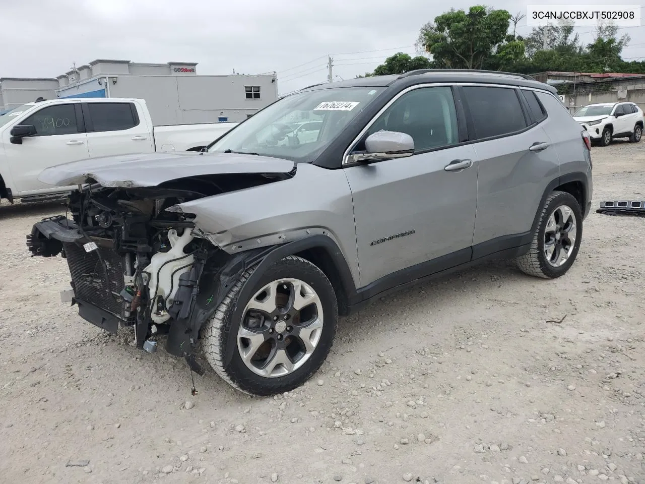 2018 Jeep Compass Limited VIN: 3C4NJCCBXJT502908 Lot: 76762274