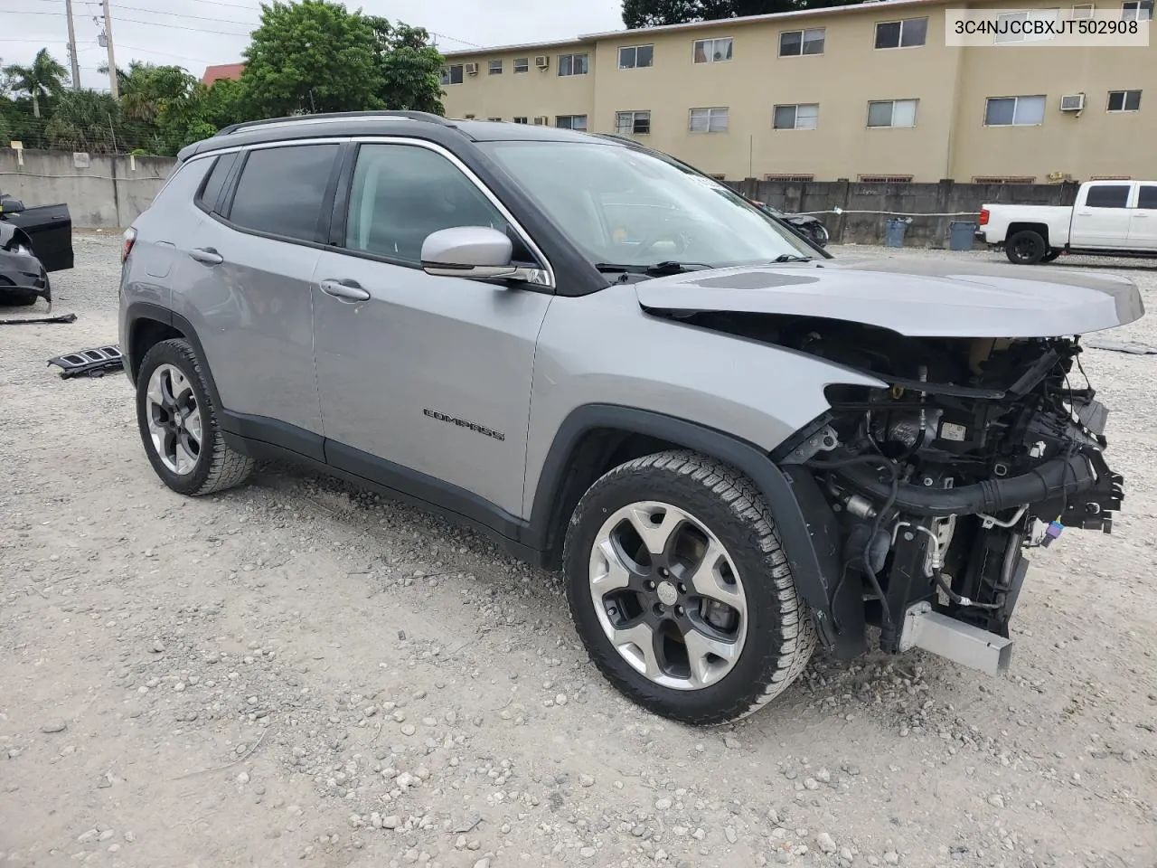 2018 Jeep Compass Limited VIN: 3C4NJCCBXJT502908 Lot: 76762274