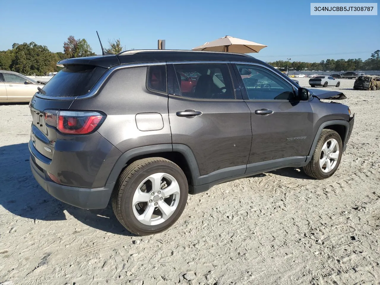 2018 Jeep Compass Latitude VIN: 3C4NJCBB5JT308787 Lot: 76958964