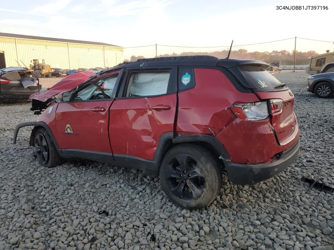 2018 Jeep Compass Latitude VIN: 3C4NJDBB1JT397196 Lot: 77571874