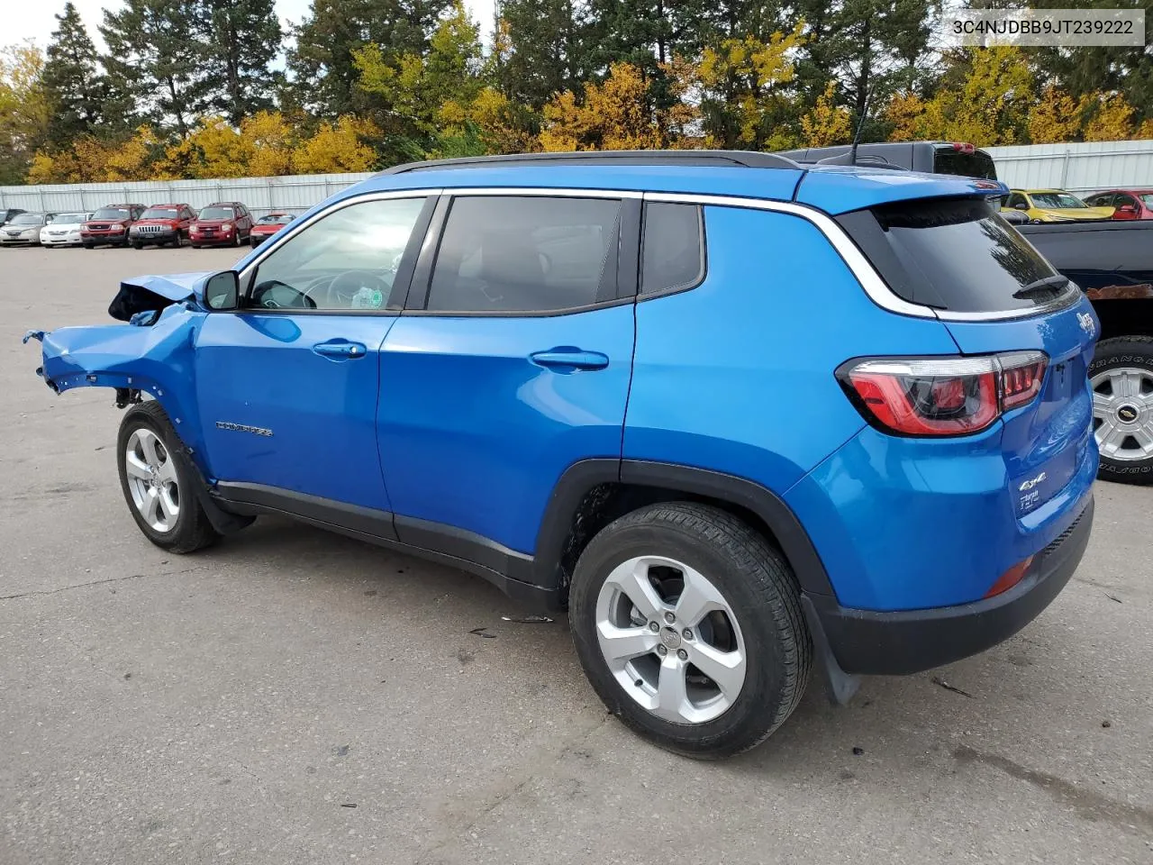 2018 Jeep Compass Latitude VIN: 3C4NJDBB9JT239222 Lot: 77614964