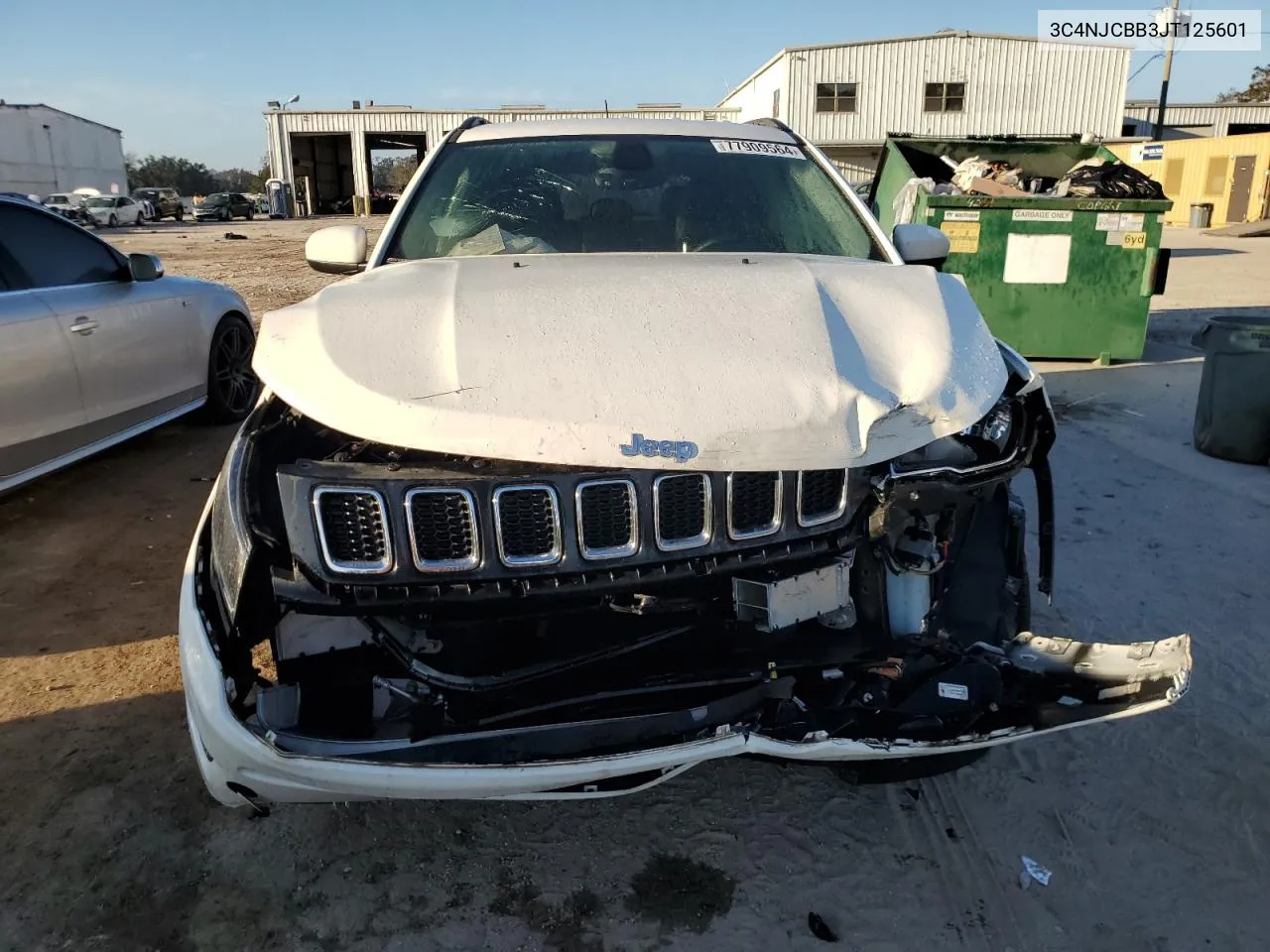 2018 Jeep Compass Latitude VIN: 3C4NJCBB3JT125601 Lot: 77909564