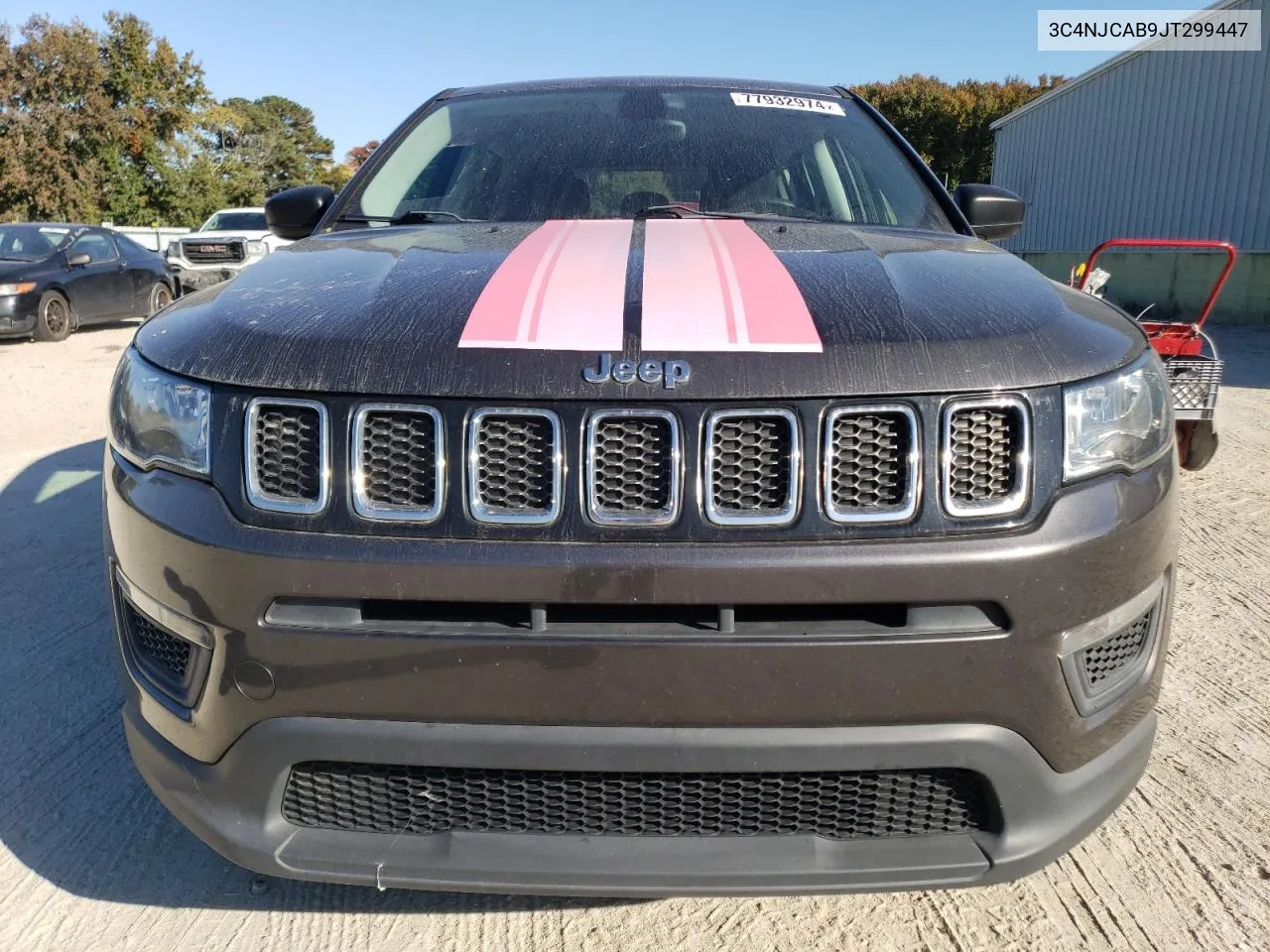 2018 Jeep Compass Sport VIN: 3C4NJCAB9JT299447 Lot: 77932974