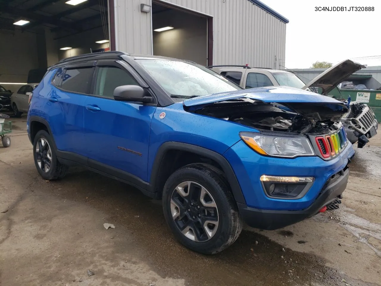 2018 Jeep Compass Trailhawk VIN: 3C4NJDDB1JT320888 Lot: 78300454