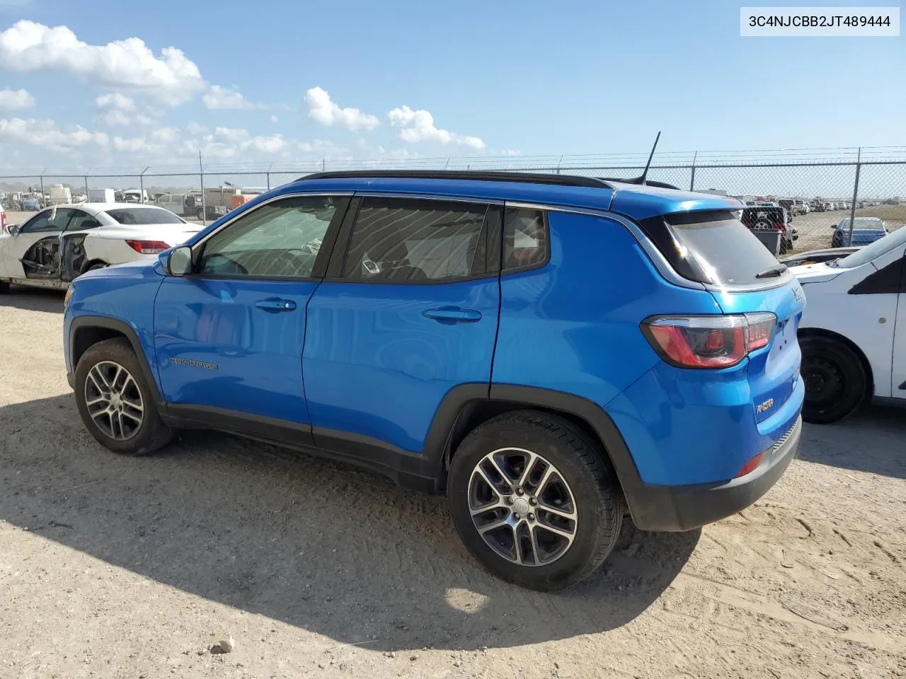 2018 Jeep Compass Latitude VIN: 3C4NJCBB2JT489444 Lot: 78361264