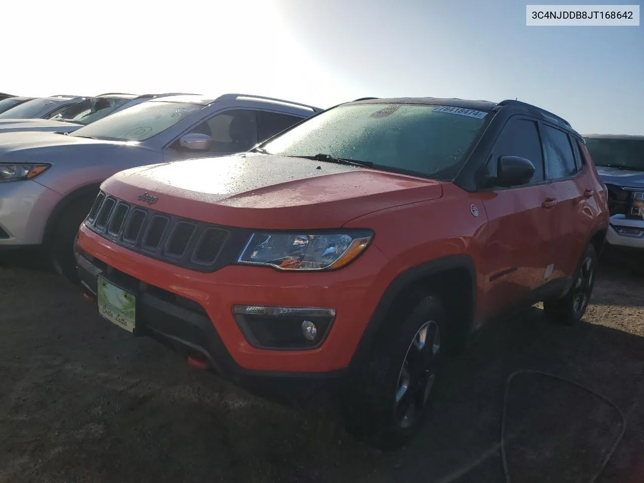 2018 Jeep Compass Trailhawk VIN: 3C4NJDDB8JT168642 Lot: 78418474