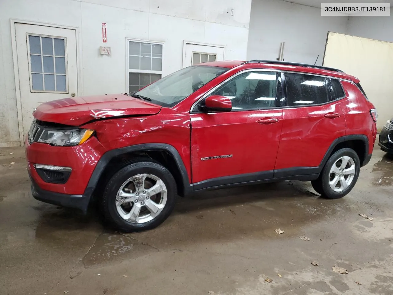 2018 Jeep Compass Latitude VIN: 3C4NJDBB3JT139181 Lot: 78540924