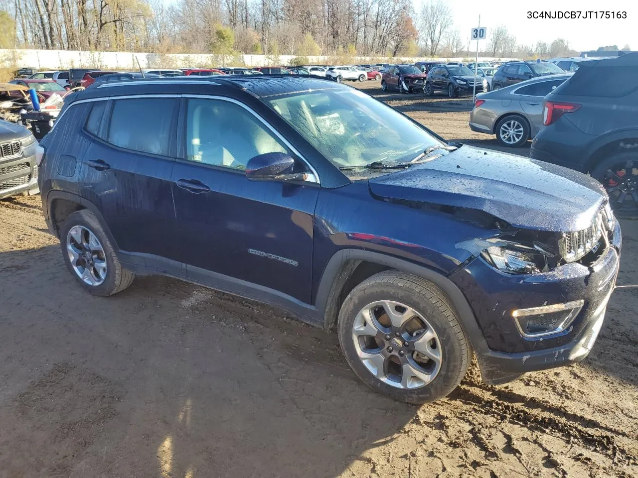 2018 Jeep Compass Limited VIN: 3C4NJDCB7JT175163 Lot: 78633904